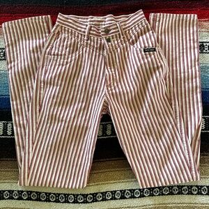 Vintage red striped Rockies jeans in near perfect condition